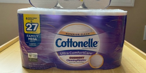 Cottonelle Ultra ComfortCare Toilet Paper Family Mega Roll 36-Count Only $27.86 Shipped at Amazon
