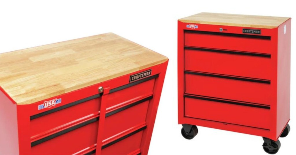 Craftsman 4 Drawer Steel Rolling Tool Cabinet Only 84 98 At