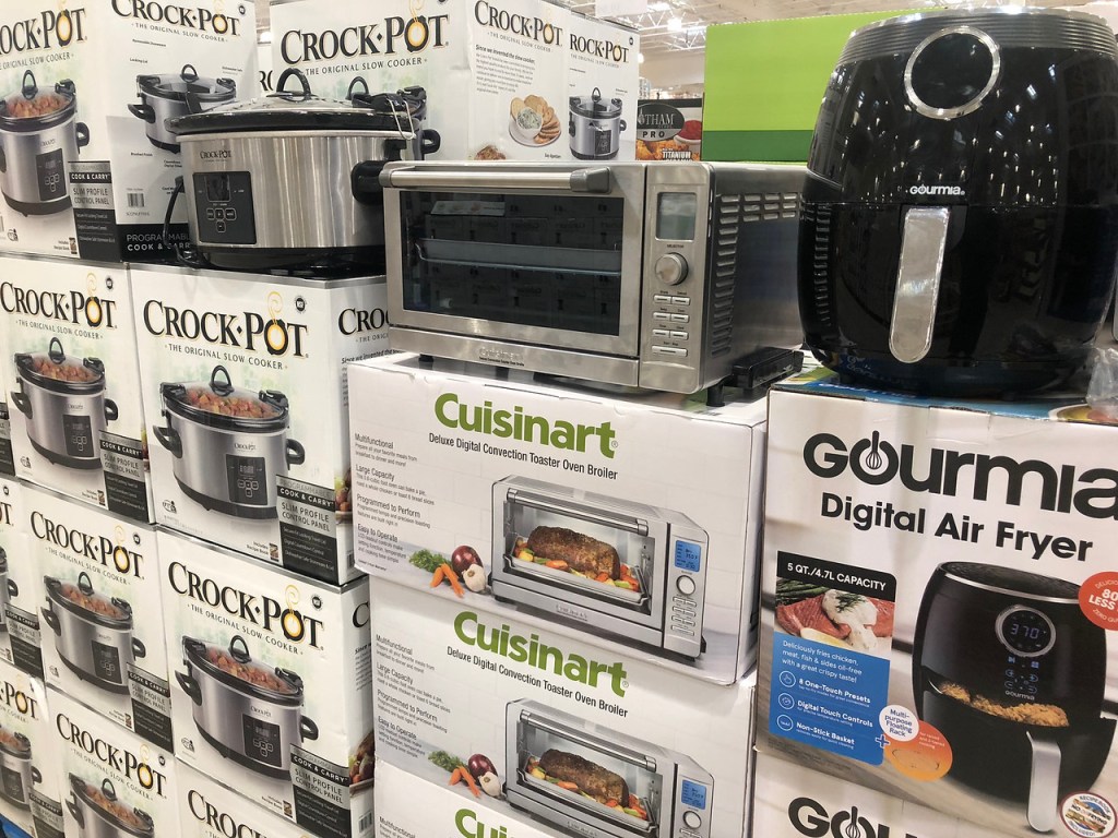 Cuisinart Deluxe Digital Convection Toaster in row of appliances at store