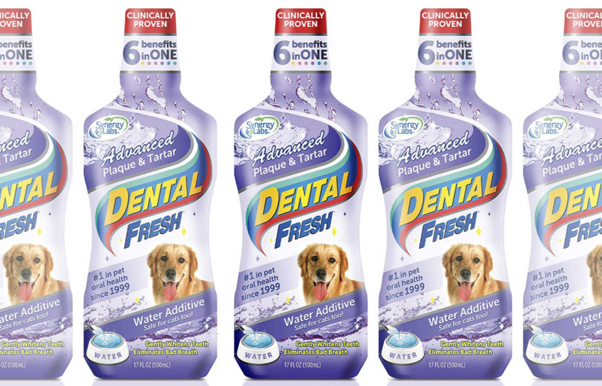 dental fresh advanced plaque & tartar water additive for dogs