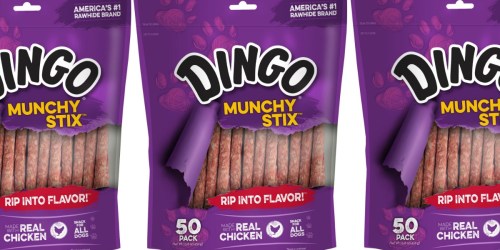 Dingo Munchy Stix Dog Treats 50-Pack Only $2.58 (Regularly $8.50)
