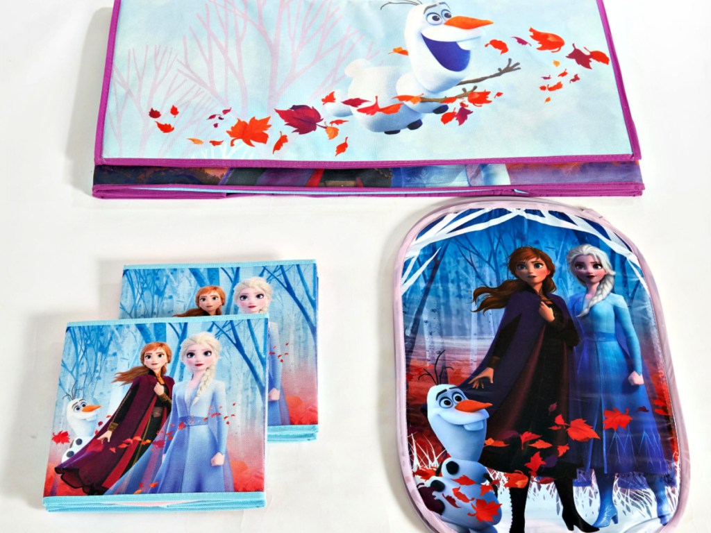 Disney Frozen 2 Kids Anna and Elsa Whole Room Solution Toy Storage Set