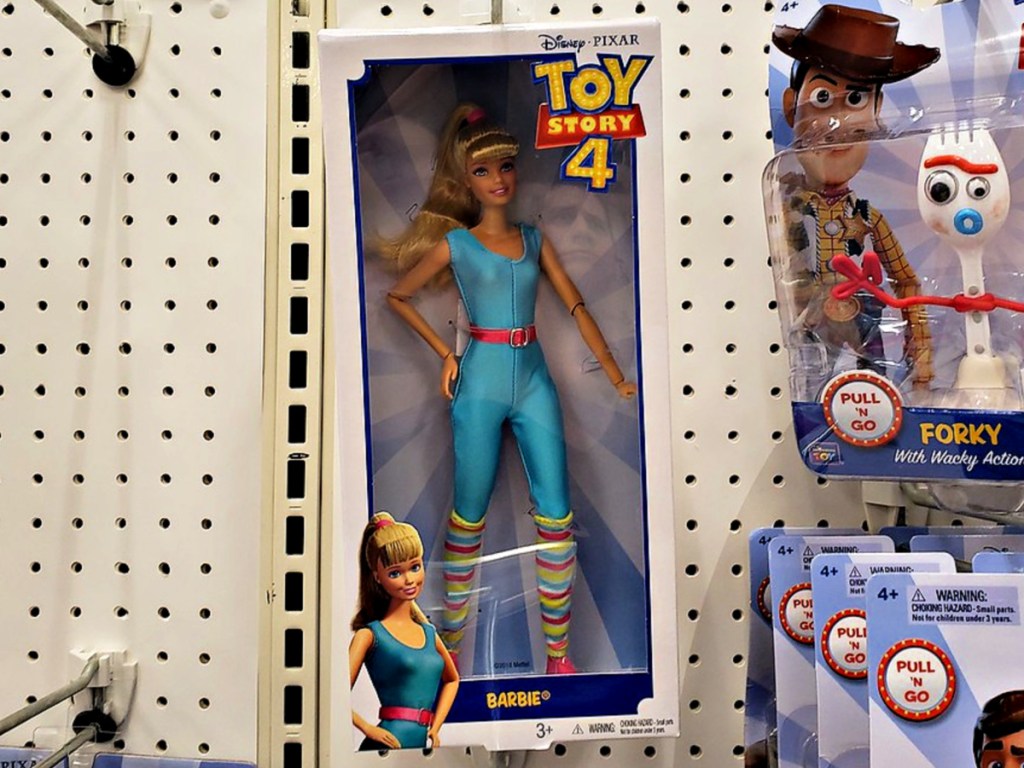 Disney Pixar Toy Story 4 Barbie Doll in toy section of store