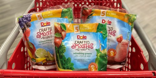 Dole Crafted Smoothies Blends Just $6 After Cash Back at Target (Regularly $10)