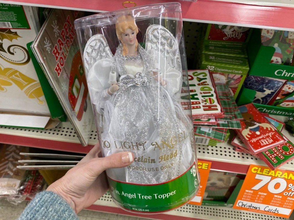 Holiday Style Angel Tree Topper Dollar General 
