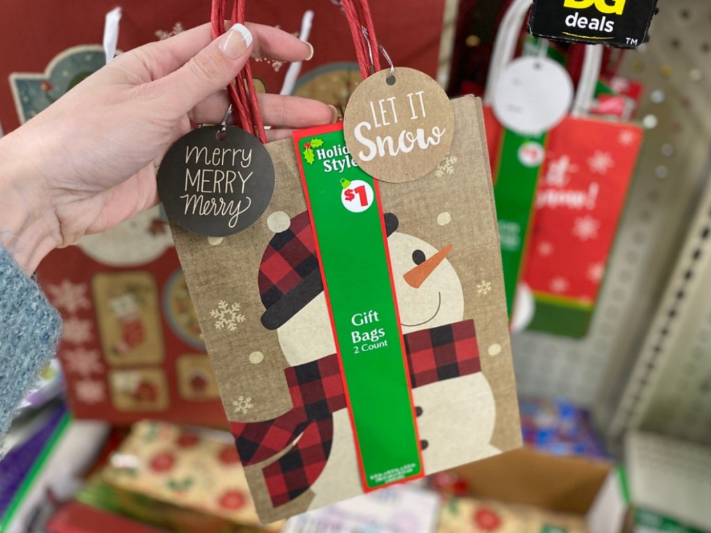 Holiday Style Gift Bags Dollar General