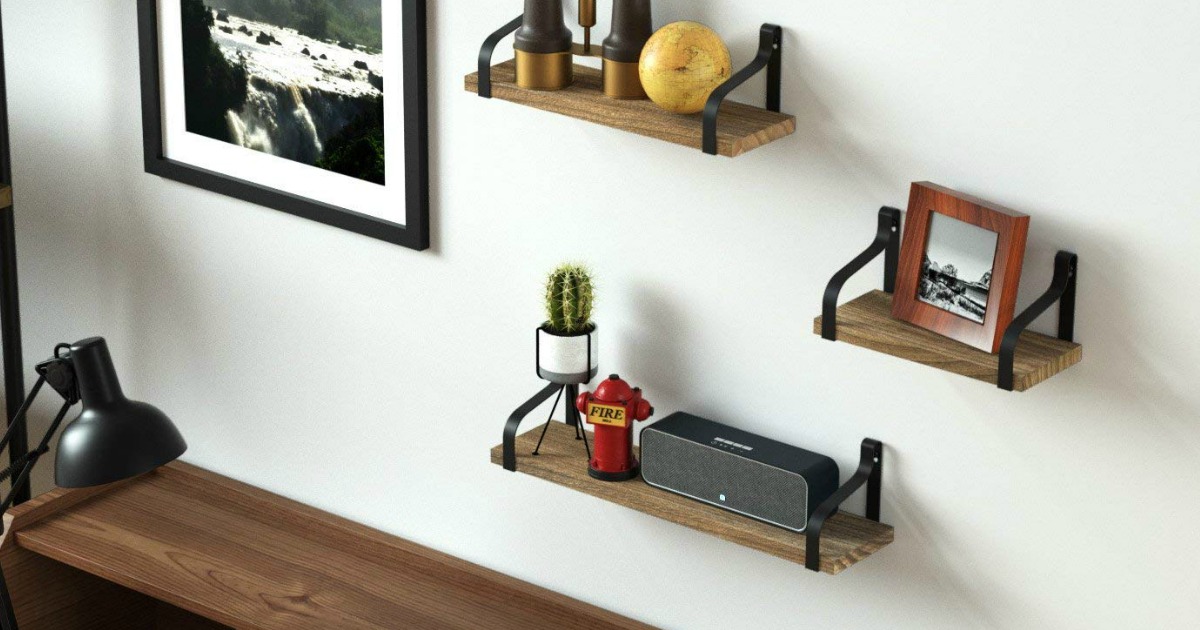 These 6 Floating Wall Shelves from Amazon are Perfect for Every Room & Start at Just $12.99!