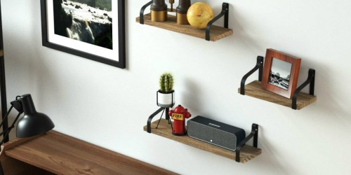 These 6 Floating Wall Shelves from Amazon are Perfect for Every Room & Start at Just $12.99!