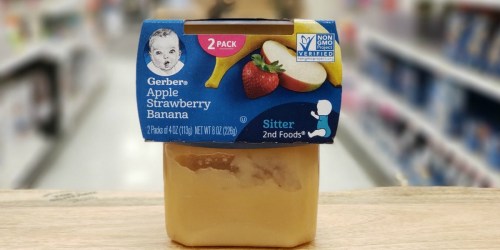 Gerber Fruit & Veggie 32-Count Baby Food Variety Pack Only $21.96 at Walmart