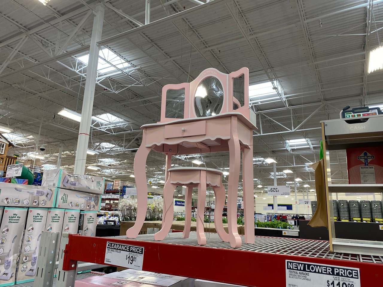 little girl vanity set sam's club