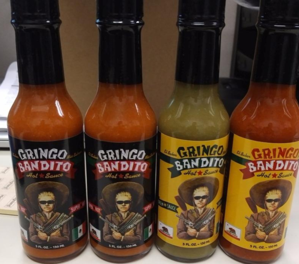 gringo bandito hot sauce variety pack on counter