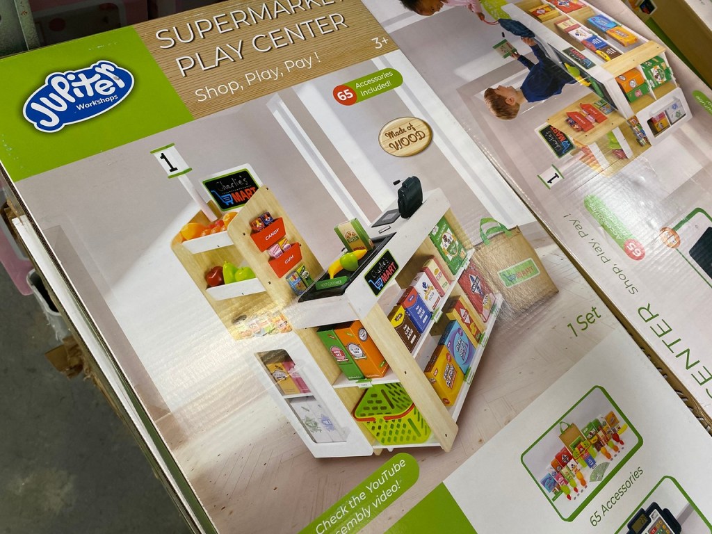Grocery Store play center box at Sam's Club