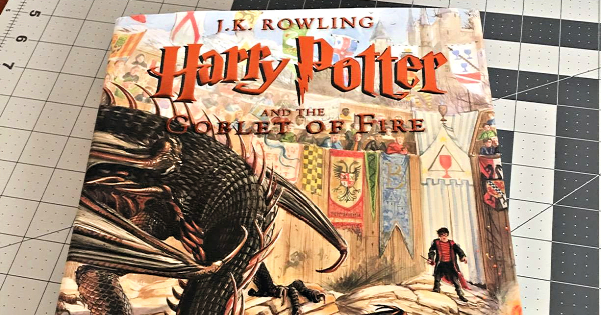 Harry Potter and the Goblet of Fire: The Illustrated Edition Hardcover Book