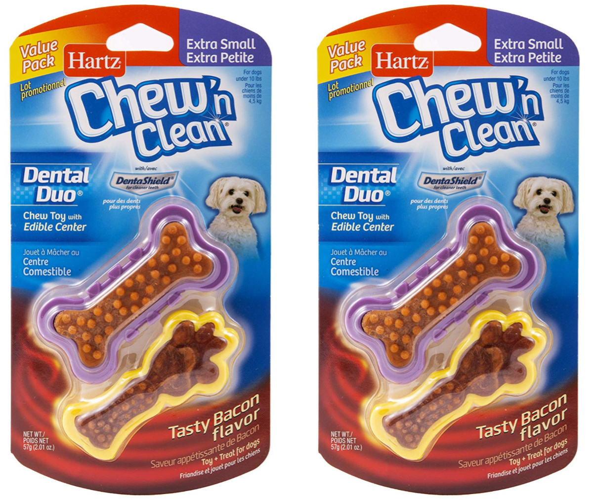 Hartz chew n clean extra clearance small