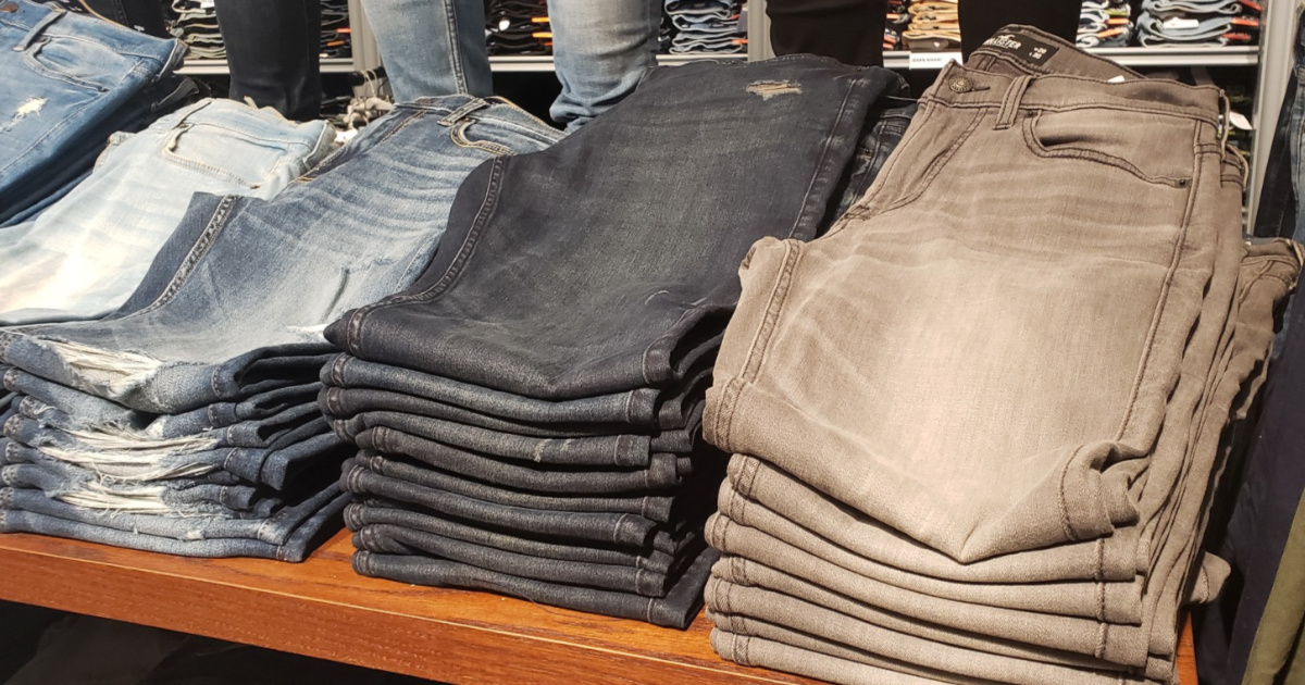hollister khaki jeans