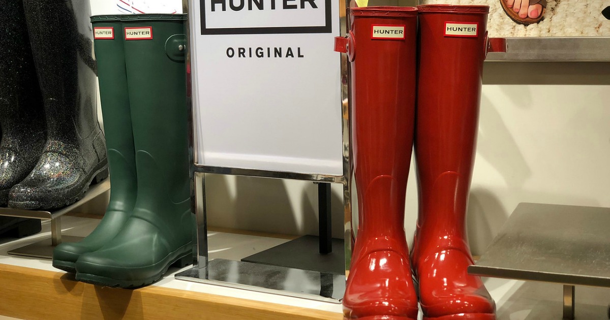Hunter Women's Tall Rain Boots Just $49 
