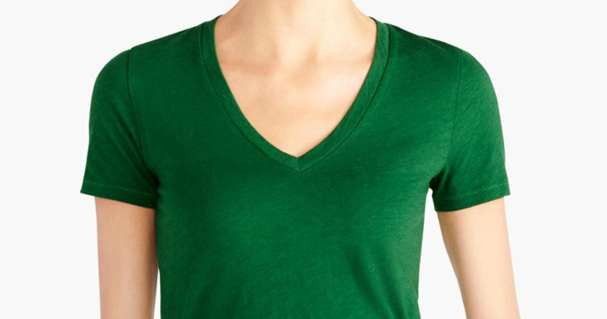 j crew v neck tshirt