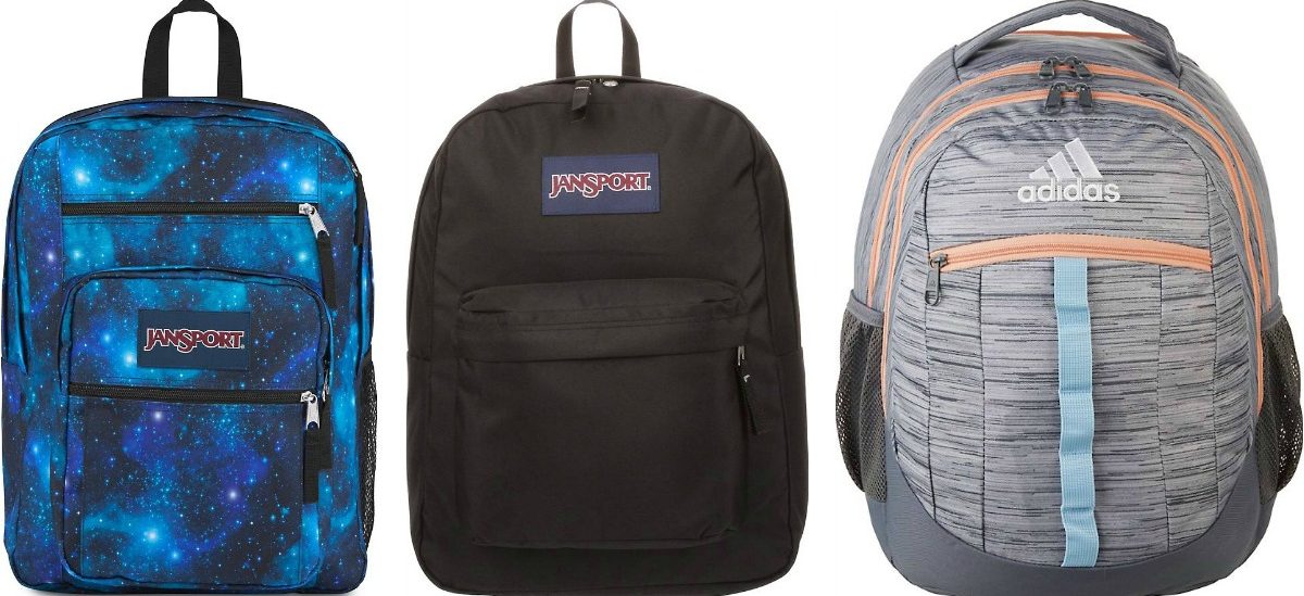 Jansport and Adidas Backpacks