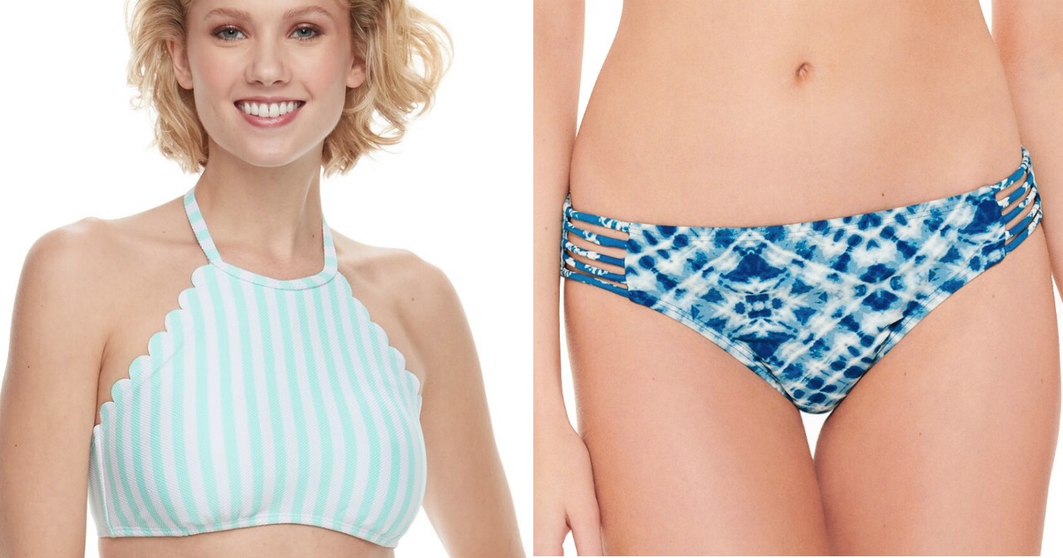 kohls swimwear juniors