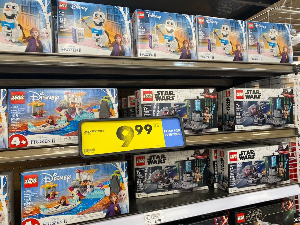 Kroger Lego Star Wars Sets on store shelf