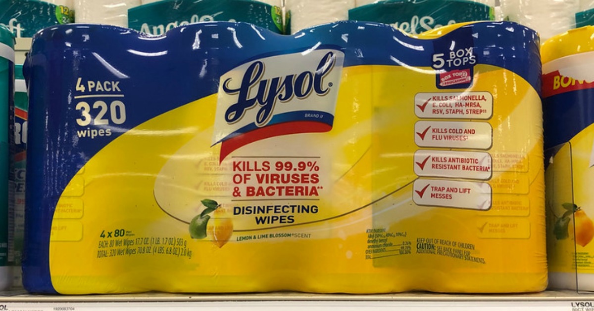 Lysol Disinfecting Wipes 320 Count Only 714 At Amazon 0779