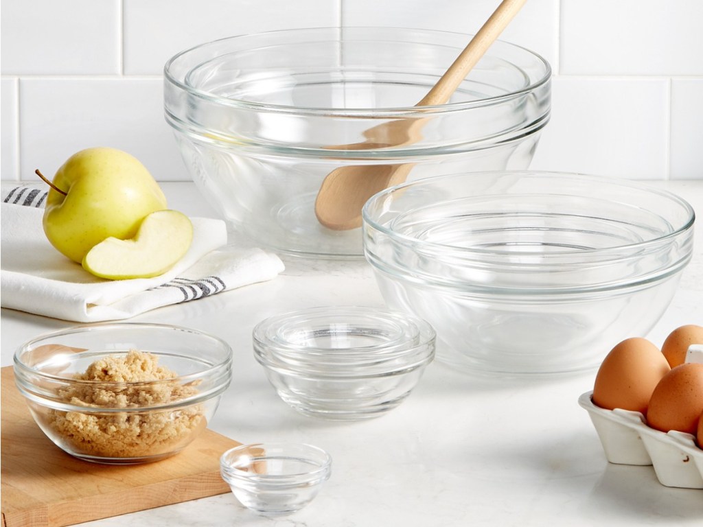 Martha Stewart Glass Mixing Bowls at Macy's 