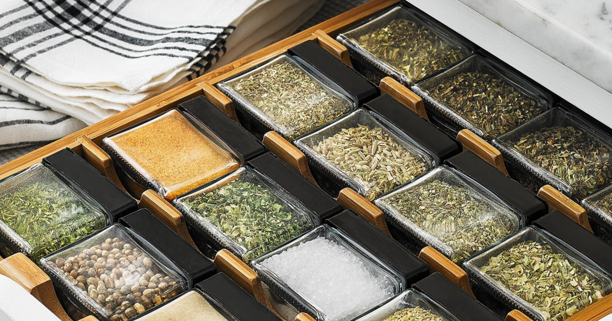 Martha stewart best sale cube spice rack