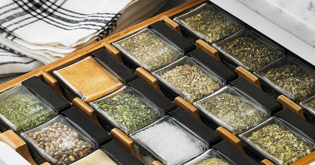 Martha Stewart Spice Cubes in a drawer 