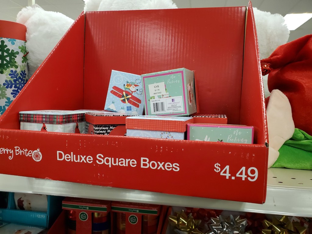 Merry Brite Deluxe Square Boxes at CVS