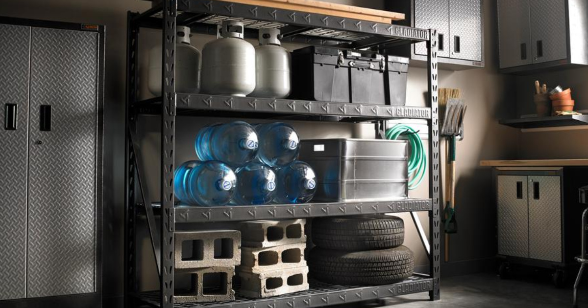 Shelfplaza Home Shelving Unit 90x90x45cm garage hobby basement workshop 
