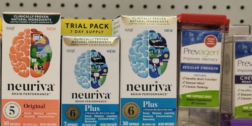 Neuriva Plus Brain Supplement 30-Count Just $22 at Walmart.com | Supports Focus, Memory & More
