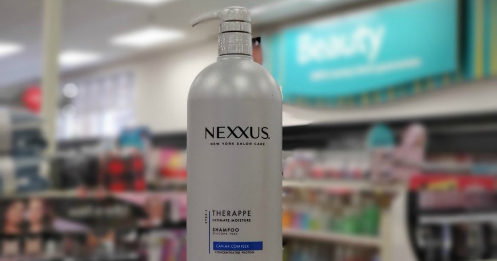 Nexxus therappe shampoo bottle in-store