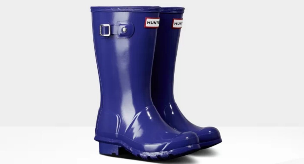 kids purple rain boots