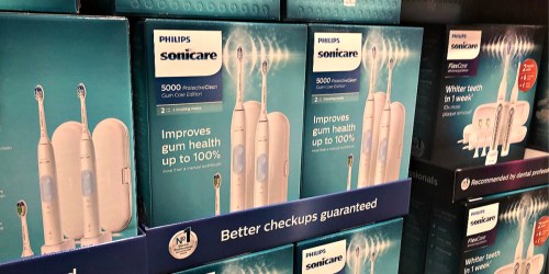 Philips Sonicare ProtectiveClean 5000 Toothbrush 2-Pack Only $69.99 Shipped at Costco (Regularly $100)