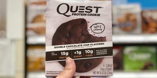 Up to 45% Off Quest Nutrition Cookies & Protein Bars on Amazon