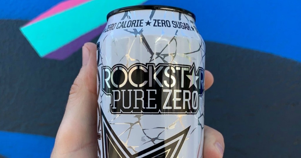 Rockstar Energy Drink in hand