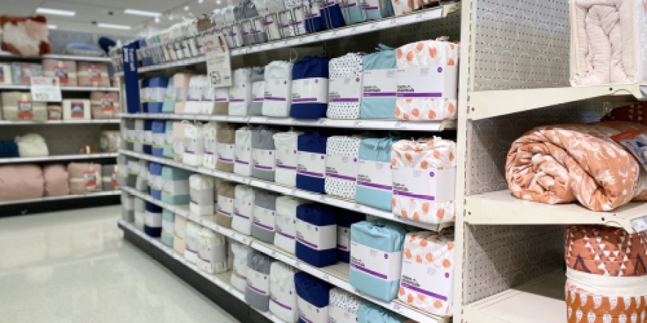 40% Off Target Bedding | $6 Sheet Sets, $12 Blankets, $24 Comforter Sets, & More!