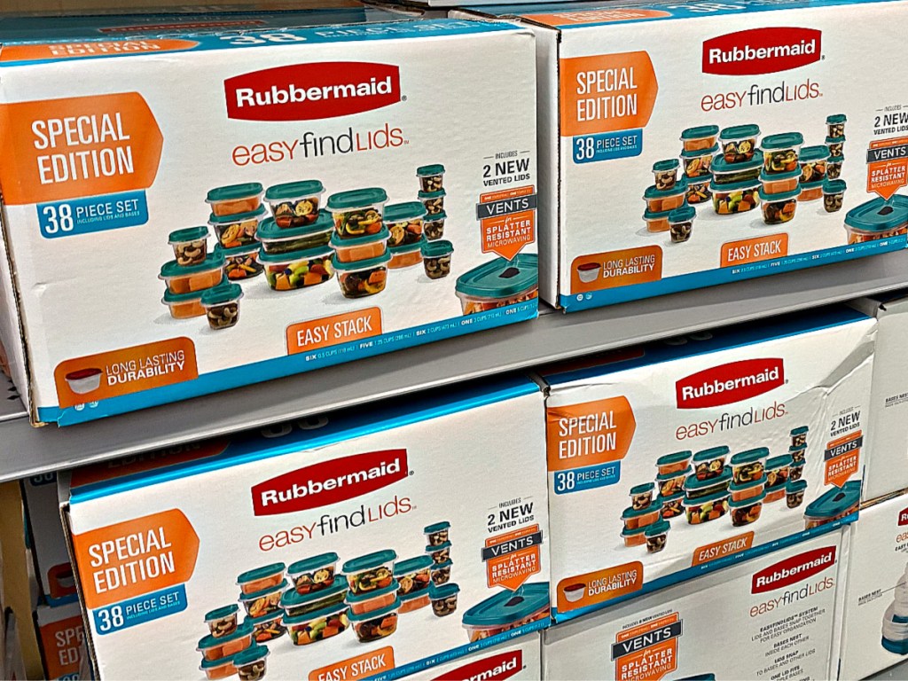 Rubbermaid Easy Find Lids 38-Piece Set as Low as $7 at Walmart