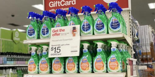 New Scrubbing Bubbles & Finish Coupons + Up to 70% Savings on Household Essentials After Target Gift Card