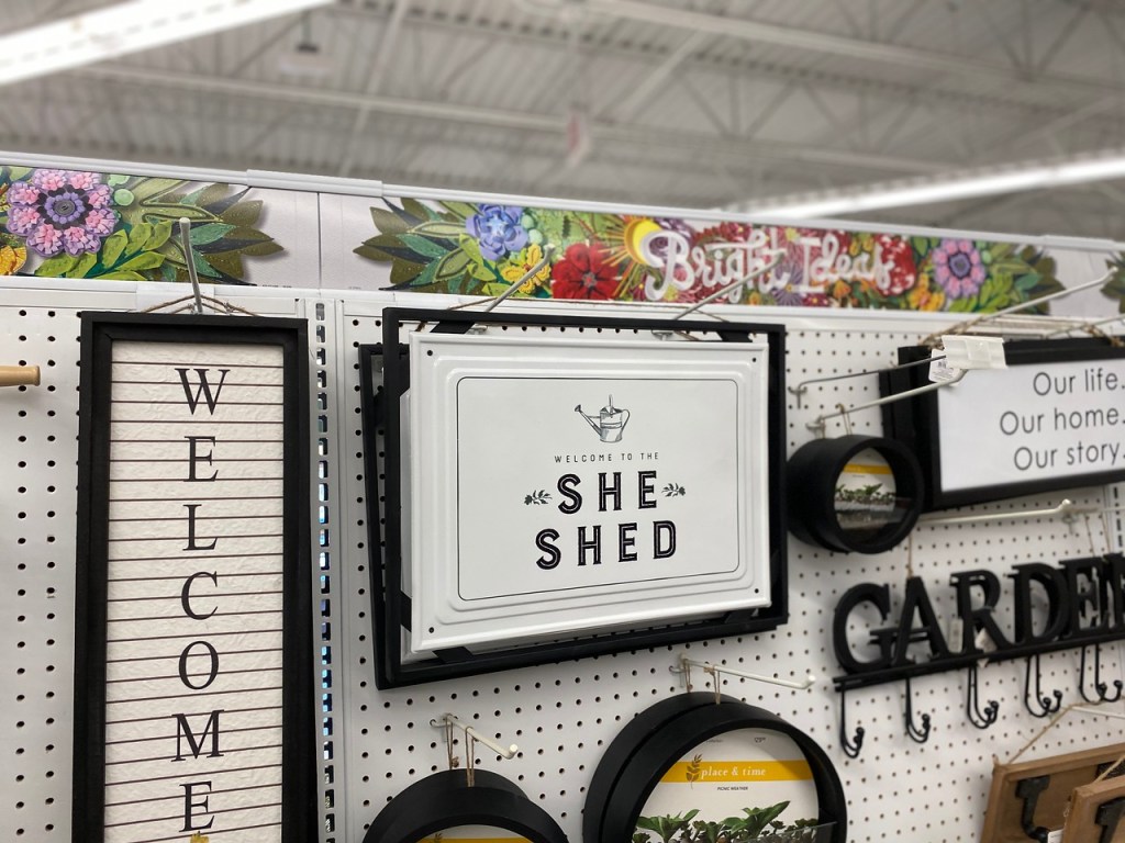 She Shed Sign from Joann's