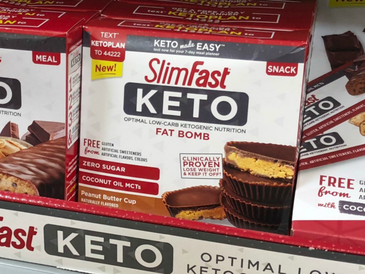 SlimFast Keto Fat Bomb Peanut Butter Cups 14-Pack Only $7.49 At Amazon ...