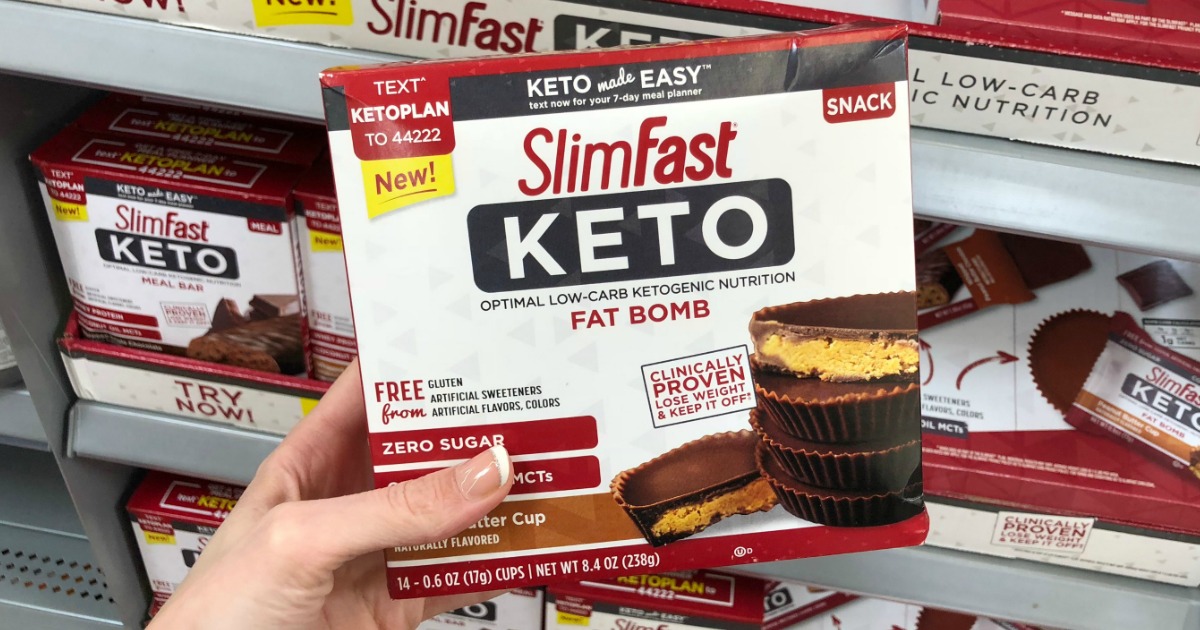 SlimFast Keto Fat Bomb Peanut Butter Cups 14-Pack Only $7.49 At Amazon ...