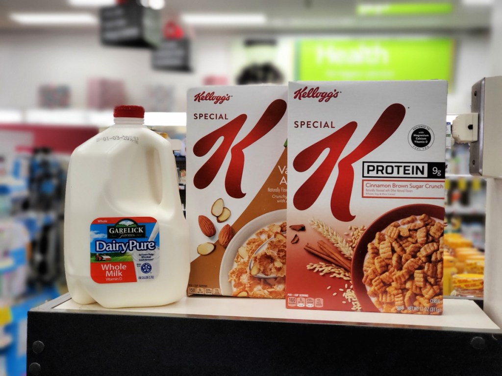 Special K Cereal and milk at CVS