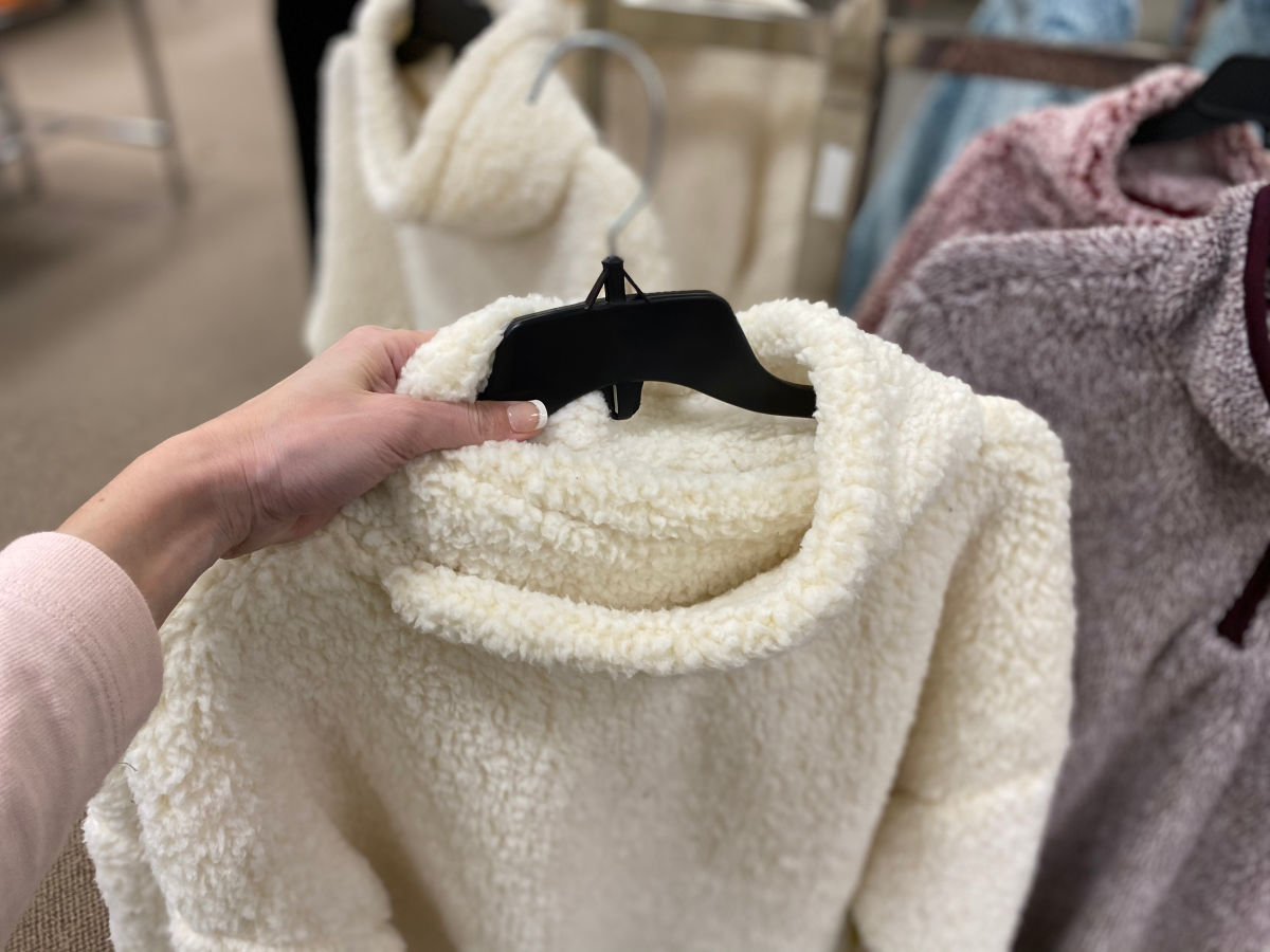 jcpenney sherpa pullover