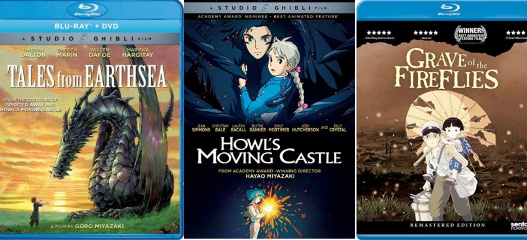 Studio Ghibli Blu-ray Movies at Amazon