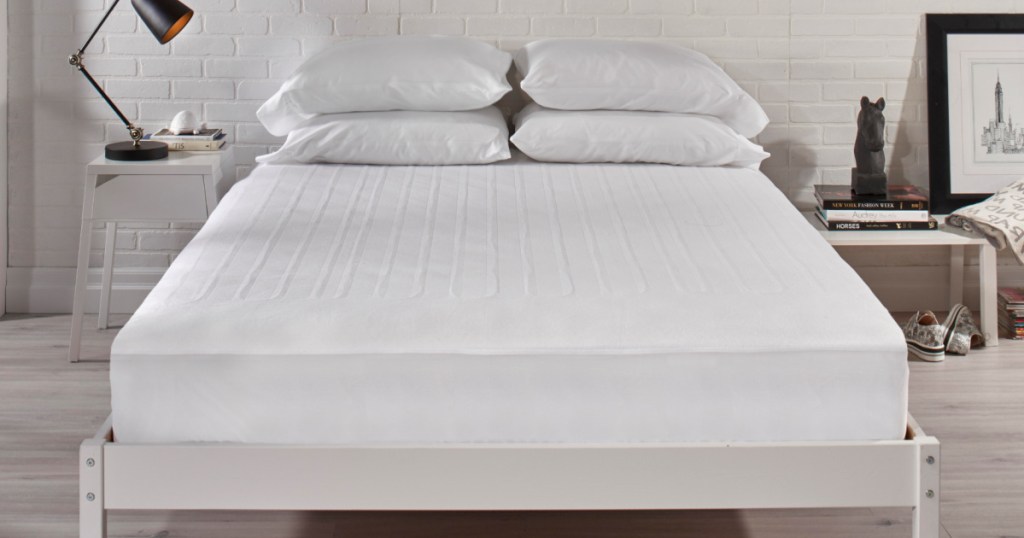 sunbeam heated mattress pad twin