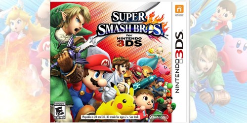 THREE Nintendo 3DS Video Games Only $24 at GameStop | Super Smash Bros. & More
