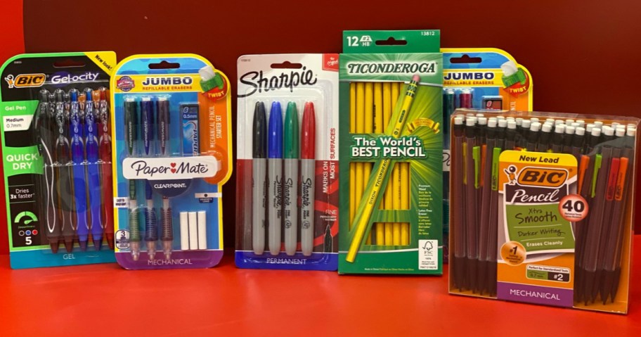 Target School Supplies Sharpie, BIC, Ticonderoga