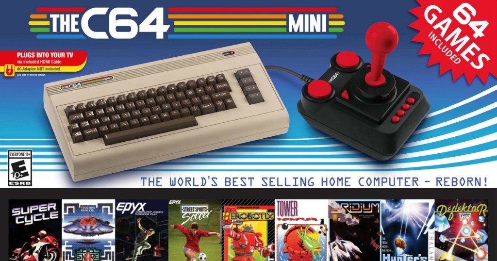 The C64 Mini Retro Gaming Console w 64 Games Only 24.97 at GameStop 