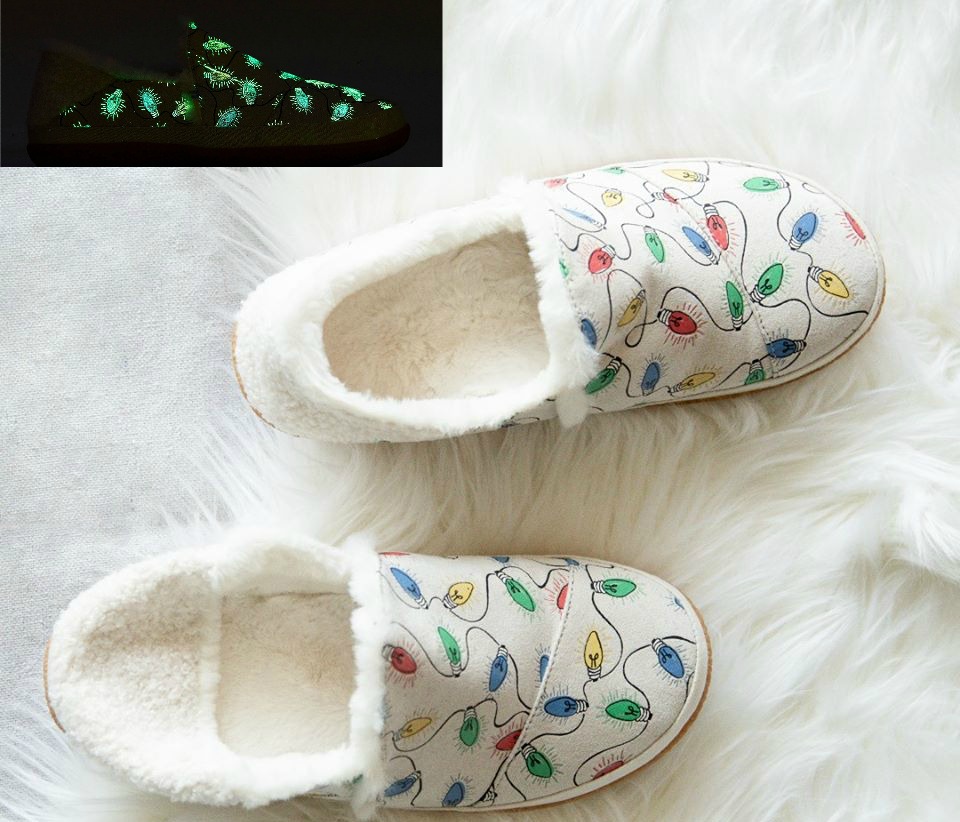 Toms Glow in the Dark Bulb Shoes